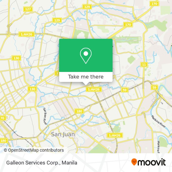 Galleon Services Corp. map