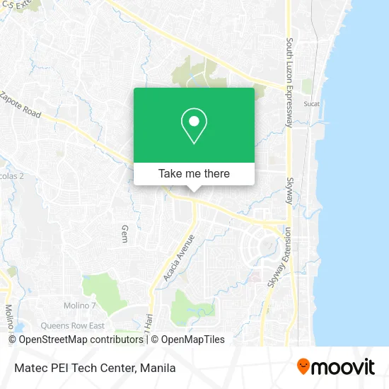 Matec PEI Tech Center map