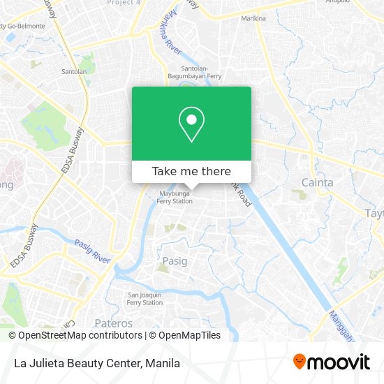 La Julieta Beauty Center map