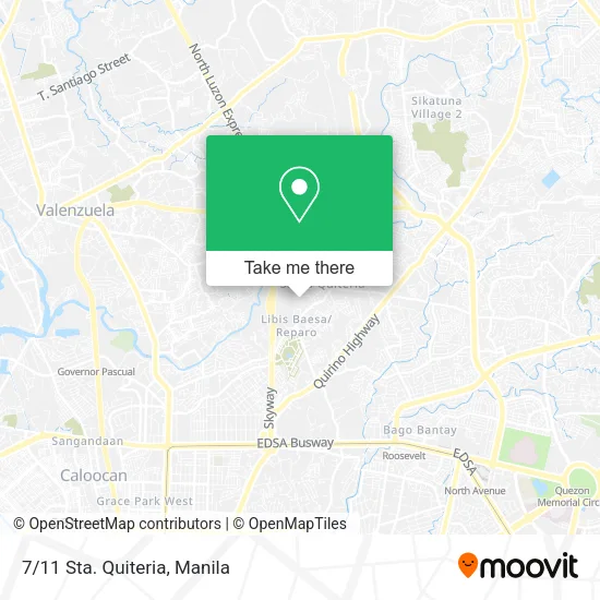 7/11 Sta. Quiteria map