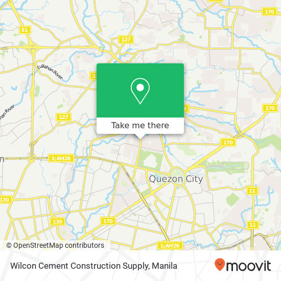 Wilcon Cement Construction Supply map
