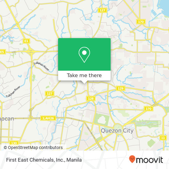 First East Chemicals, Inc. map