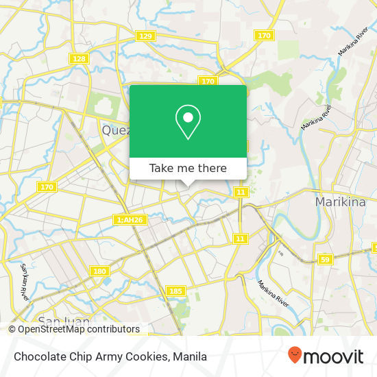 Chocolate Chip Army Cookies map