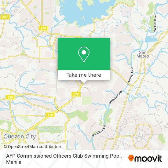 AFP Commissioned Officers Club Swimming Pool map