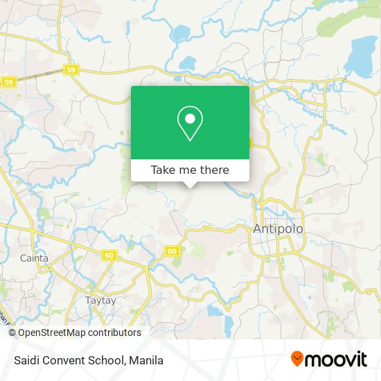 Saidi Convent School map