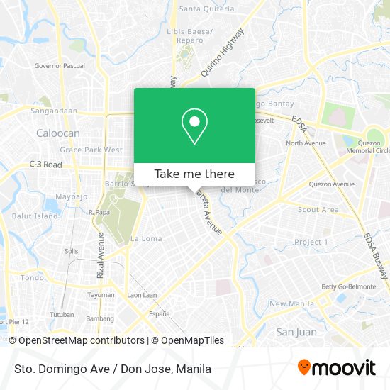 Sto. Domingo Ave / Don Jose map