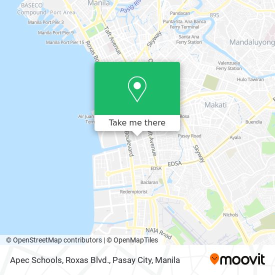 Apec Schools, Roxas Blvd., Pasay City map