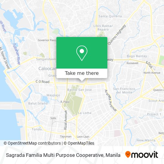 Sagrada Familia Multi Purpose Cooperative map