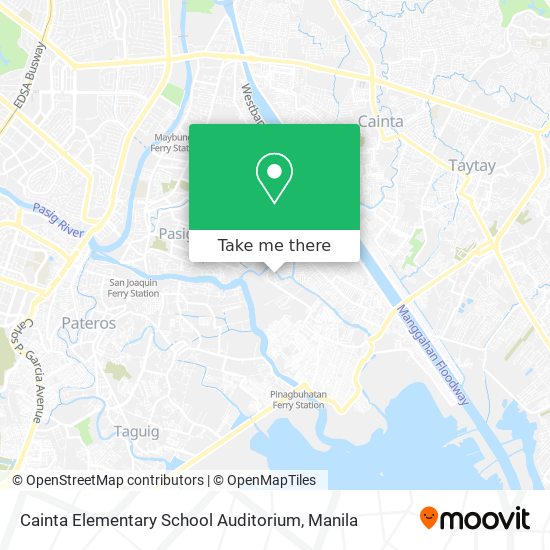 Cainta Elementary School Auditorium map