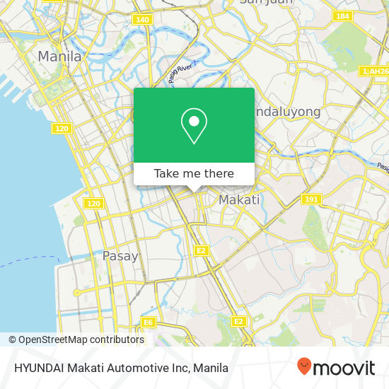 HYUNDAI Makati Automotive Inc map