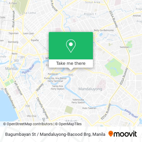 Bagumbayan St / Mandaluyong-Bacood Brg map