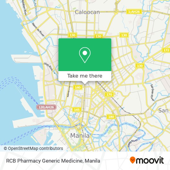 RCB Pharmacy Generic Medicine map