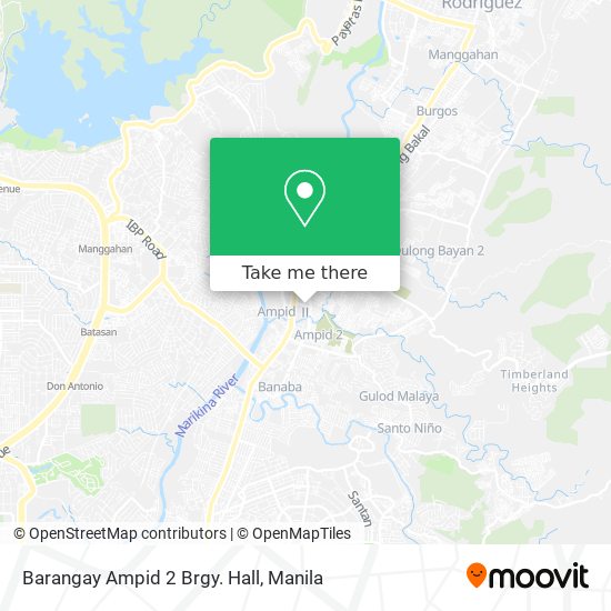 Barangay Ampid 2 Brgy. Hall map