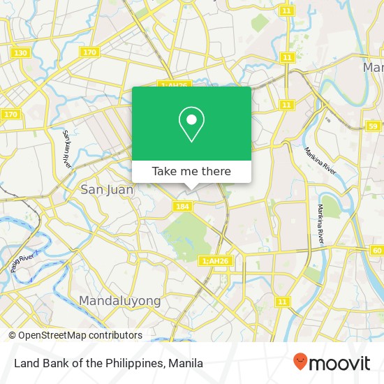 Land Bank of the Philippines map