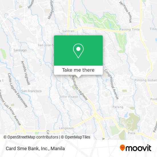 Card Sme Bank, Inc. map