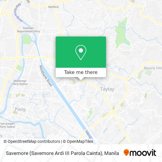 Savemore (Savemore Ardi III Parola Cainta) map