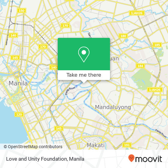 Love and Unity Foundation map