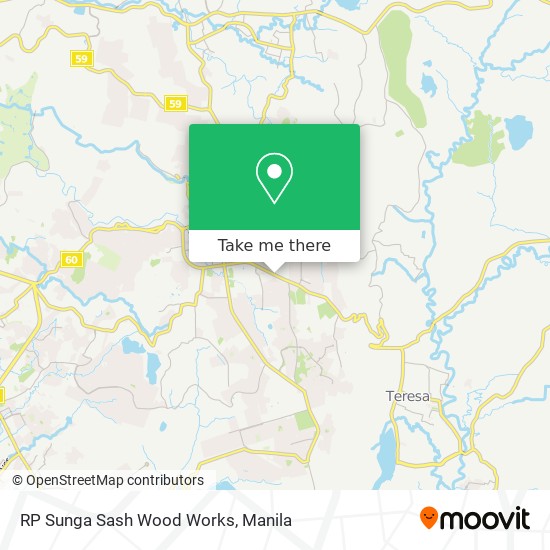 RP Sunga Sash Wood Works map