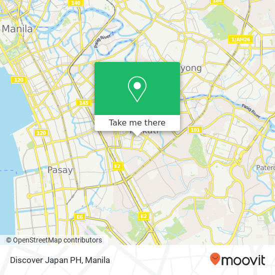 Discover Japan PH map