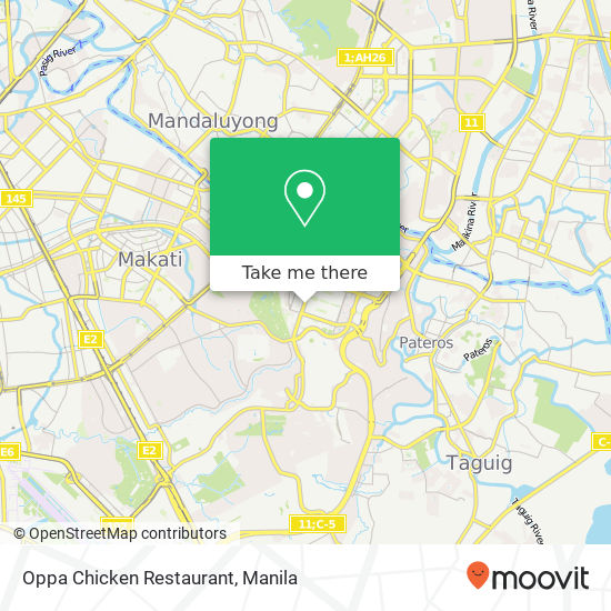 Oppa Chicken Restaurant map