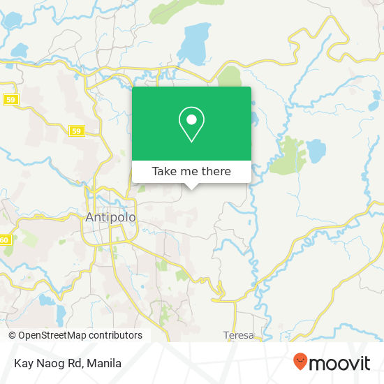 Kay Naog Rd map