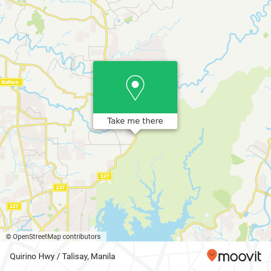 Quirino Hwy / Talisay map