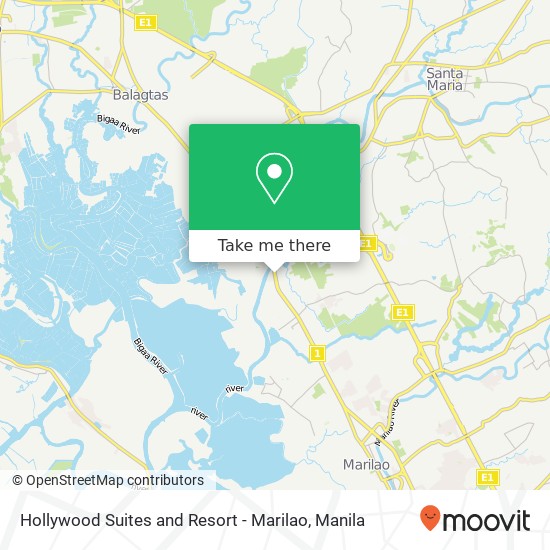 Hollywood Suites and Resort - Marilao map