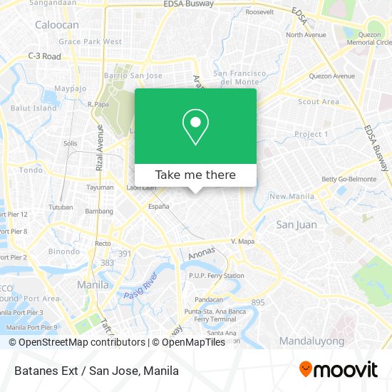 Batanes Ext / San Jose map