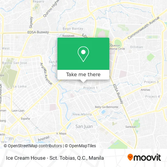Ice Cream House - Sct. Tobias, Q.C. map