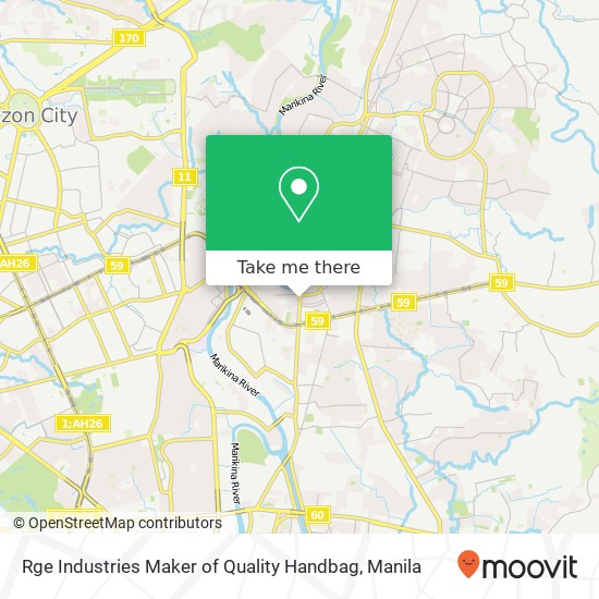 Rge Industries Maker of Quality Handbag map