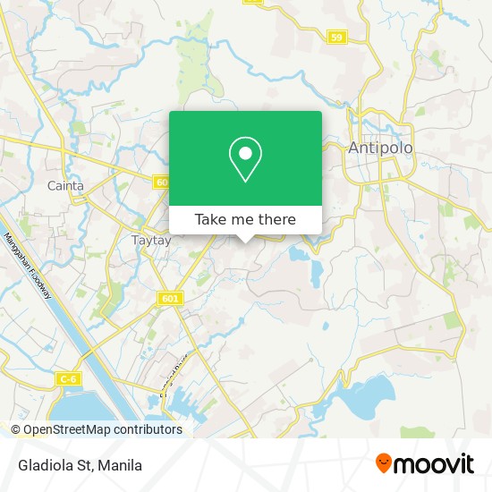 Gladiola St map