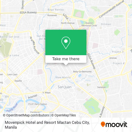 Movenpick Hotel and Resort Mactan Cebu City map
