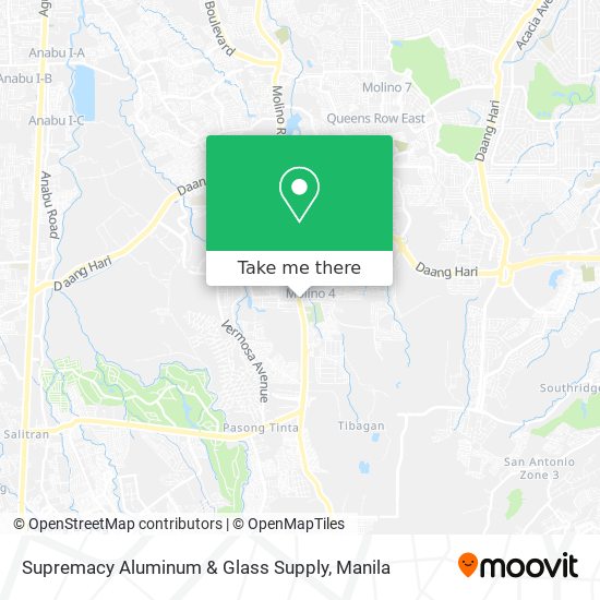 Supremacy Aluminum & Glass Supply map