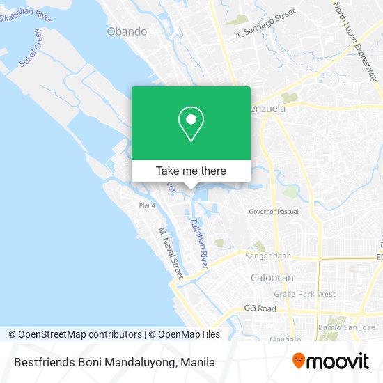 Bestfriends Boni Mandaluyong map