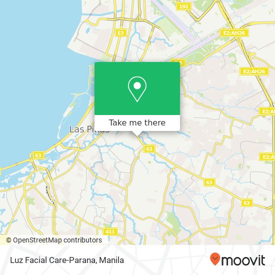 Luz Facial Care-Parana map