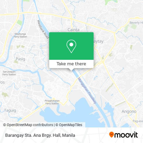 Barangay Sta. Ana Brgy. Hall map