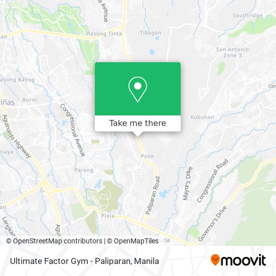 Ultimate Factor Gym - Paliparan map