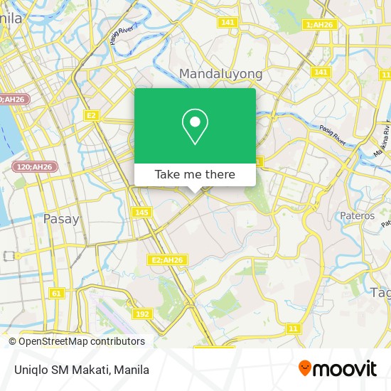 Uniqlo SM Makati map