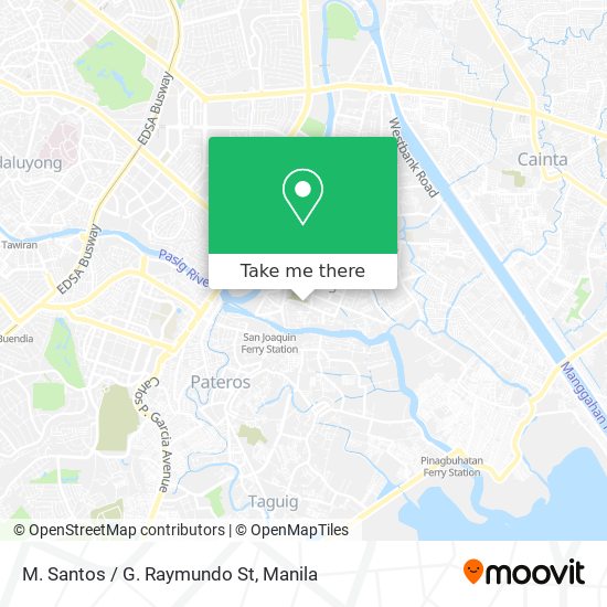 M. Santos / G. Raymundo St map