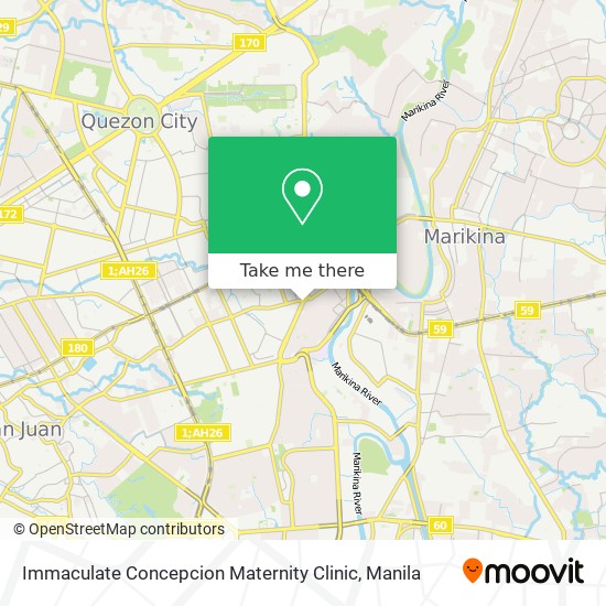 Immaculate Concepcion Maternity Clinic map