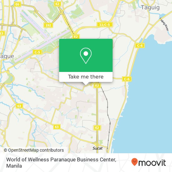 World of Wellness Paranaque Business Center map