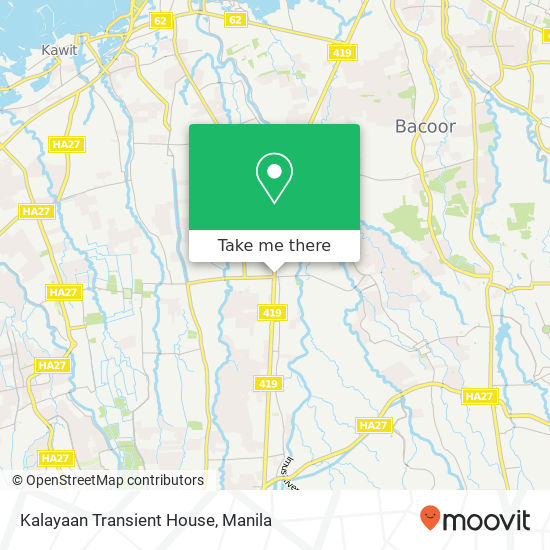 Kalayaan Transient House map