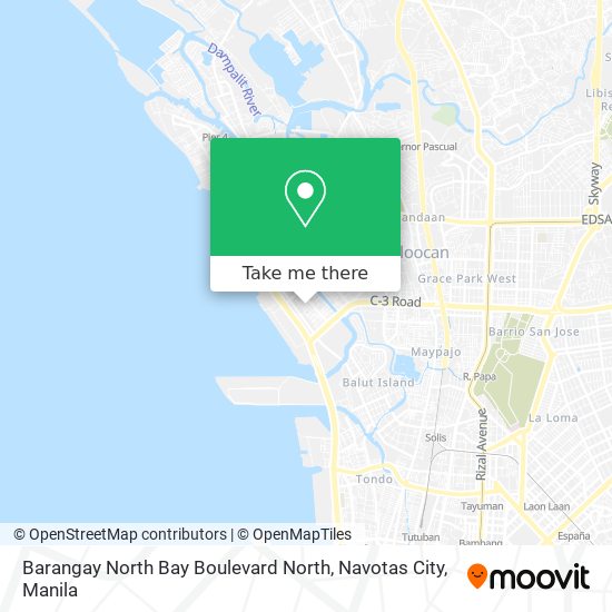 Barangay North Bay Boulevard North, Navotas City map