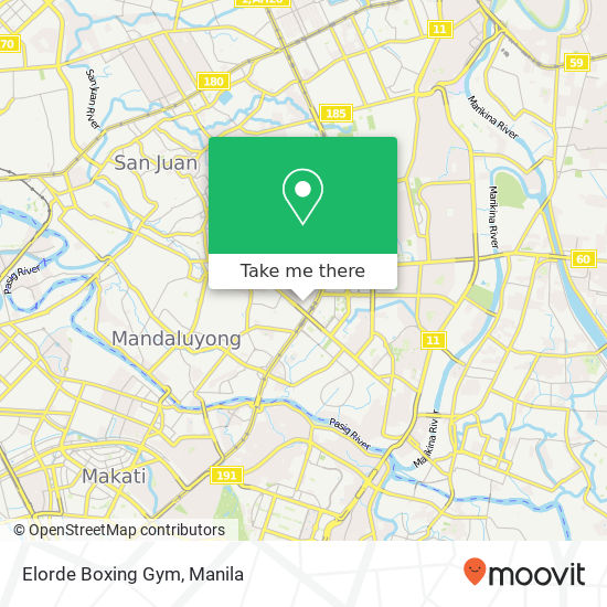 Elorde Boxing Gym map