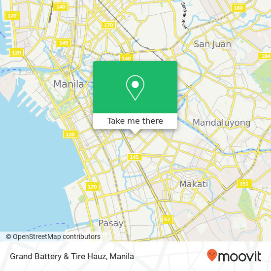 Grand Battery & Tire Hauz map