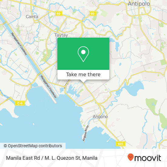 Manila East Rd / M. L. Quezon St map
