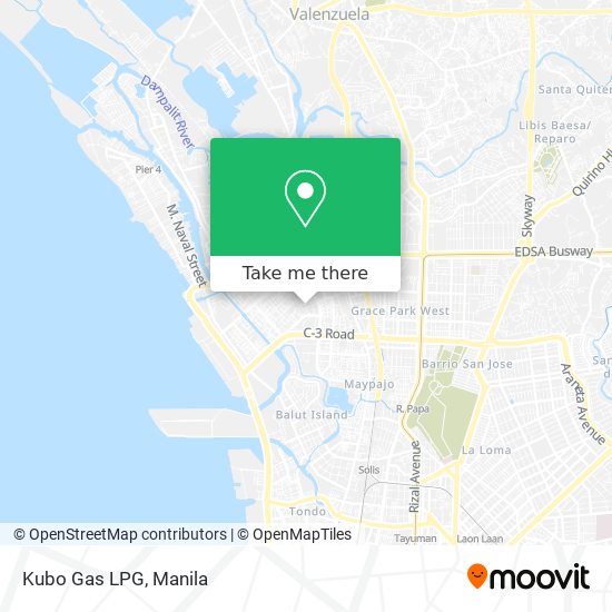 Kubo Gas LPG map