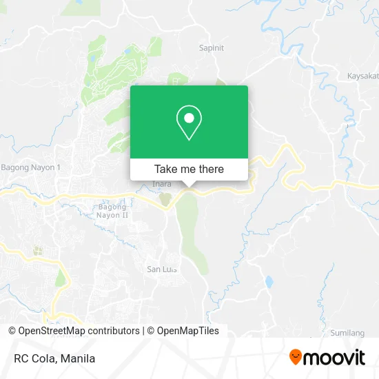 RC Cola map