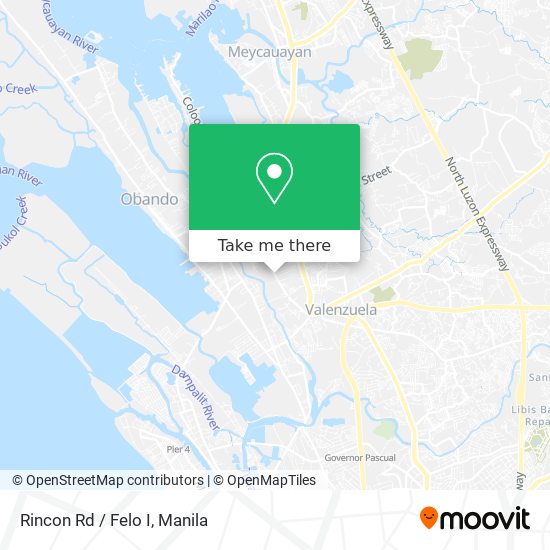 Rincon Rd / Felo I map