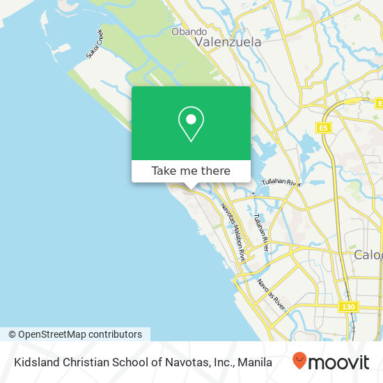 Kidsland Christian School of Navotas, Inc. map